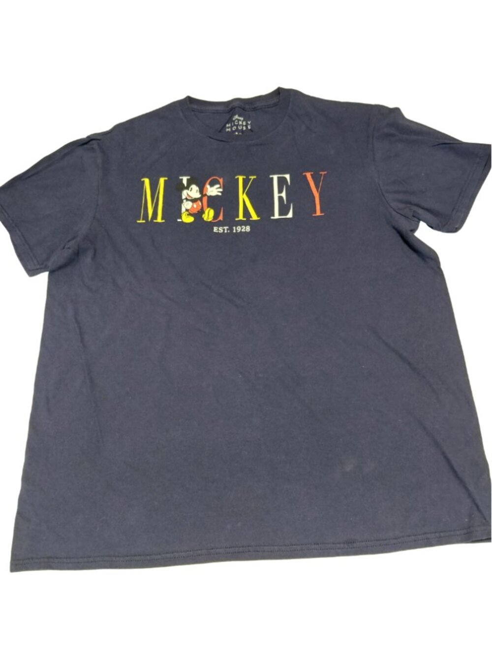 DISNEY Mickey Mouse T-Shirt Size Large